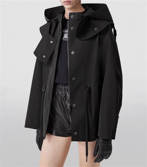 waterproof burberry jacket|Burberry oversized lightweight parka jacket.